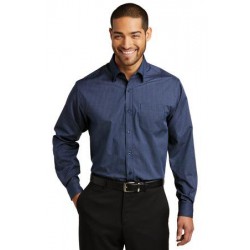 Port Authority® Micro Tattersall Easy Care Shirt. W643