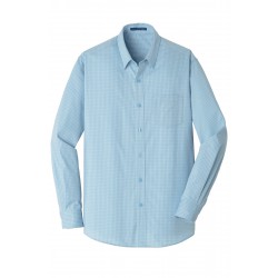 Port Authority® Micro Tattersall Easy Care Shirt. W643