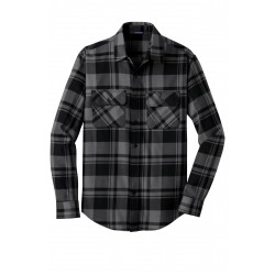 Port Authority® Plaid Flannel Shirt. W668