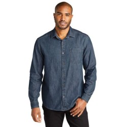 Port Authority Long Sleeve Perfect Denim Shirt W676