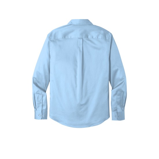 Port Authority Long Sleeve SuperPro React Twill Shirt. W808