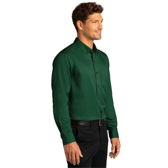 Port Authority Long Sleeve SuperPro React Twill Shirt. W808