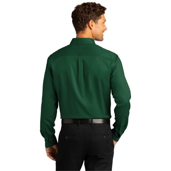 Port Authority Long Sleeve SuperPro React Twill Shirt. W808