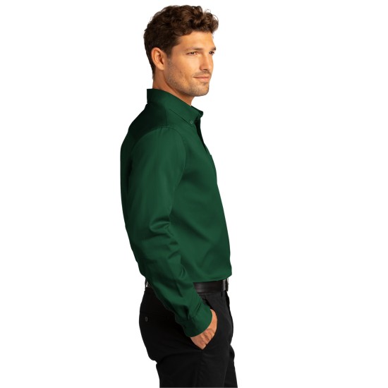 Port Authority Long Sleeve SuperPro React Twill Shirt. W808