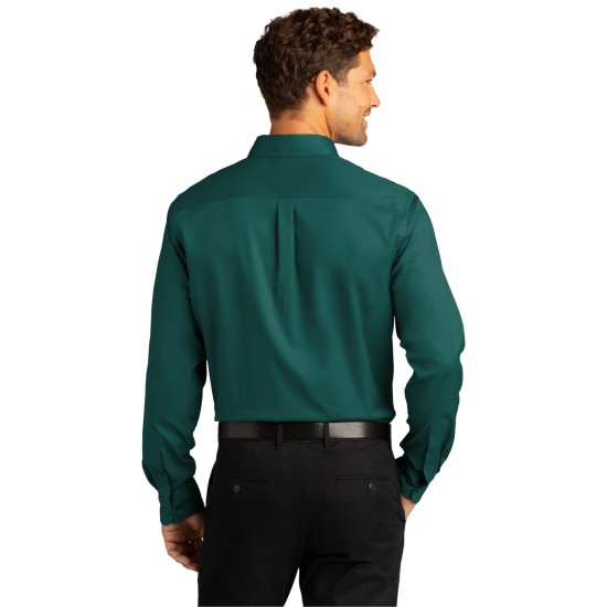 Port Authority Long Sleeve SuperPro React Twill Shirt. W808