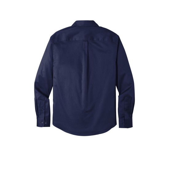 Port Authority Long Sleeve SuperPro React Twill Shirt. W808