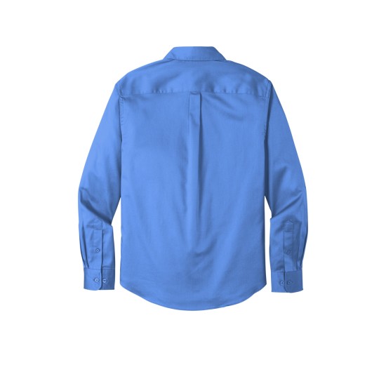 Port Authority Long Sleeve SuperPro React Twill Shirt. W808