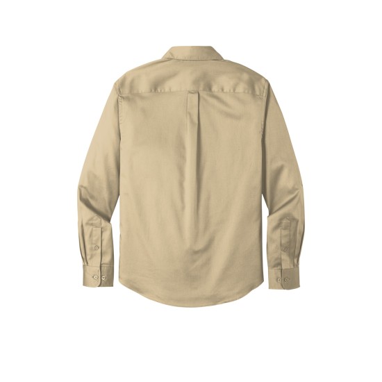 Port Authority Long Sleeve SuperPro React Twill Shirt. W808