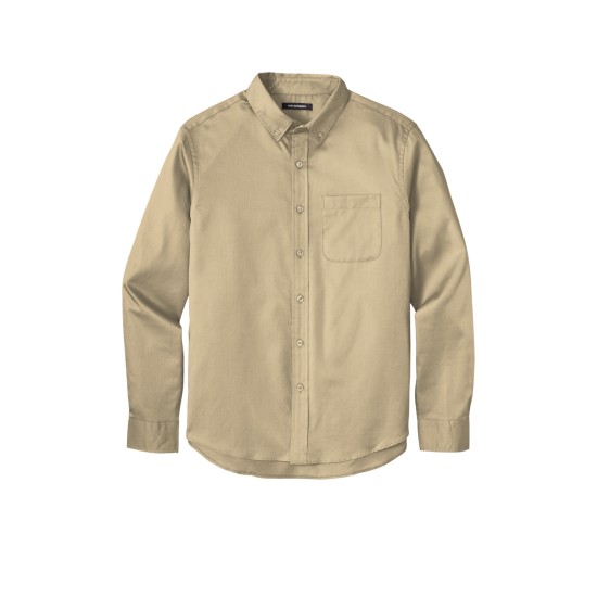 Port Authority Long Sleeve SuperPro React Twill Shirt. W808