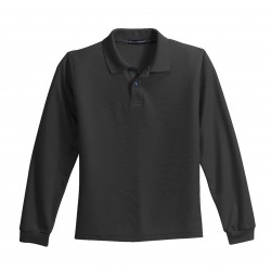 Port Authority® Youth Long Sleeve Silk Touch™ Polo.  Y500LS