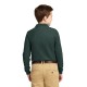 Port Authority® Youth Long Sleeve Silk Touch™ Polo.  Y500LS