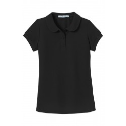 Port Authority® Girls Silk Touch™ Peter Pan Collar Polo. YG503