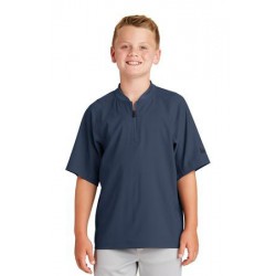 New Era ® Youth Cage Short Sleeve 1/4-Zip Jacket. YNEA600