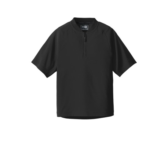 New Era ® Youth Cage Short Sleeve 1/4-Zip Jacket. YNEA600