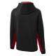 Sport-Tek Youth Sport-Wick Fleece Colorblock Hooded Pullover. YST235