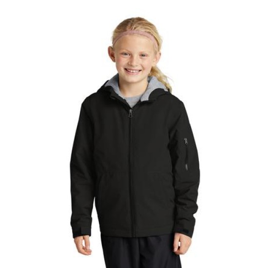 Sport-Tek Youth Waterproof Insulated Jacket YST56