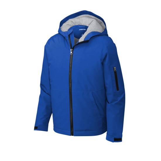 Sport-Tek Youth Waterproof Insulated Jacket YST56