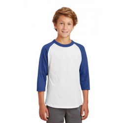 Sport-Tek Youth Colorblock Raglan Jersey. YT200