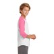 Sport-Tek Youth Colorblock Raglan Jersey. YT200