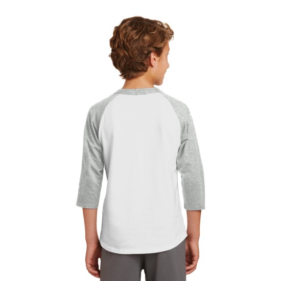 Sport-Tek Youth Colorblock Raglan Jersey. YT200