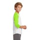 Sport-Tek Youth Colorblock Raglan Jersey. YT200