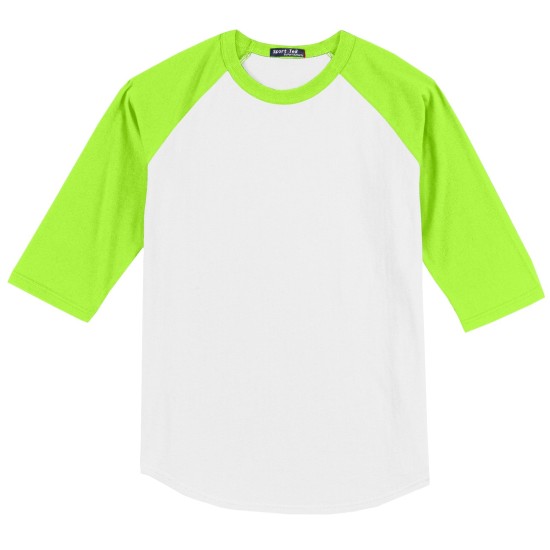 Sport-Tek Youth Colorblock Raglan Jersey. YT200