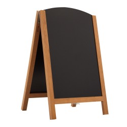 34" Quick Change Wood A-Frame Chalkboard Hardware