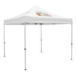 Premium Aluminum 10' Tent Kit with Vented Canopy (Full-Color Imprint, One Location)