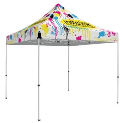 48-Hour Quick Ship Standard 10' Tent (Full-Bleed Dye Sublimation)