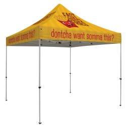 48-Hour Quick Ship Deluxe 10' Tent (Full-Bleed Dye Sublimation)