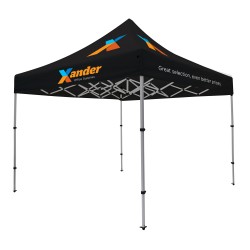 Compact 10' Tent Kit (Full-Color Imprint, Four Locations)