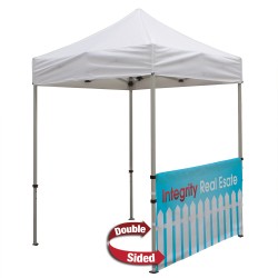 Deluxe 6' Tent Half Wall Kit (Dye-Sublimated, Double-Sided)