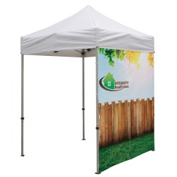 6' Tent Wall with Middle Zipper (Dye Sublimated, Single-Sided)
