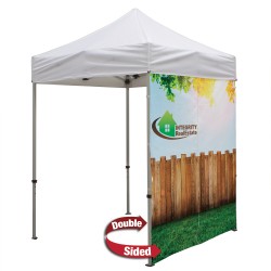 6' Tent Wall with Middle Zipper (Dye Sublimated, Double-Sided)
