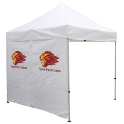 8' Tent Wall with Middle Zipper (Full-Color Imprint)