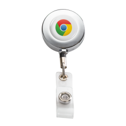 Metal Retractable Badge Reel with Belt Clip