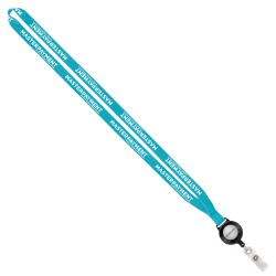 Import Rush 1/2" Polyester Lanyard with Sewn Badge Reel