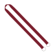 Import Rush 3/4" Polyester 2-Ended Lanyard with Dual Sewn Silver Metal Split-Ring