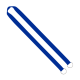 Import Rush 3/4" Polyester 2-Ended Lanyard with Dual Sewn Silver Metal Split-Ring