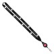 Color: Black (SnugZ) Import Rush 5/8" Polyester Lanyard with Silver Crimp & Badge Reel