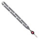 Color: Gray (SnugZ) Import Rush 5/8" Polyester Lanyard with Silver Crimp & Badge Reel