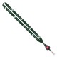 Color: Hunter Green (SnugZ) Import Rush 5/8" Polyester Lanyard with Silver Crimp & Badge Reel