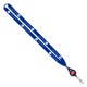 Color: Royal Blue (SnugZ) Import Rush 5/8" Polyester Lanyard with Silver Crimp & Badge Reel