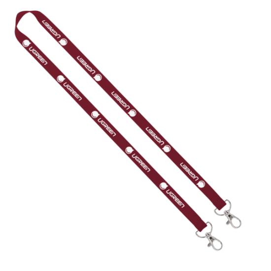 Import Rush 5/8" Polyester 2-Ended Lanyard with Dual Sewn Silver Metal Split-Ring Import Rush 5/8" Polyester 2-Ended Lanyard with Dual Sewn Silver Metal Split-Ring