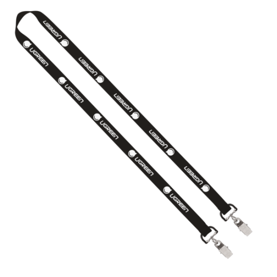 Import Rush 5/8" Polyester 2-Ended Lanyard with Dual Sewn Silver Metal Split-Ring Import Rush 5/8" Polyester 2-Ended Lanyard with Dual Sewn Silver Metal Split-Ring