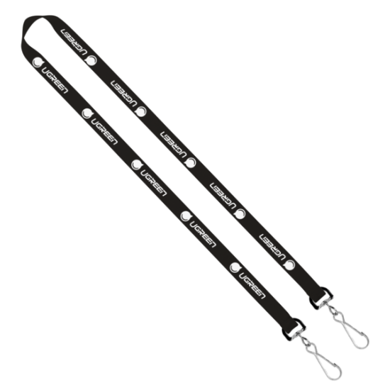 Import Rush 5/8" Polyester 2-Ended Lanyard with Dual Sewn Silver Metal Split-Ring Import Rush 5/8" Polyester 2-Ended Lanyard with Dual Sewn Silver Metal Split-Ring
