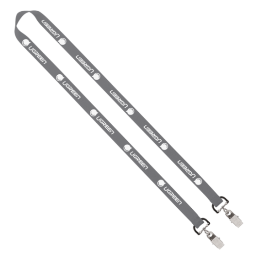 Import Rush 5/8" Polyester 2-Ended Lanyard with Dual Sewn Silver Metal Split-Ring Import Rush 5/8" Polyester 2-Ended Lanyard with Dual Sewn Silver Metal Split-Ring