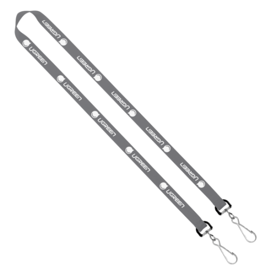 Import Rush 5/8" Polyester 2-Ended Lanyard with Dual Sewn Silver Metal Split-Ring Import Rush 5/8" Polyester 2-Ended Lanyard with Dual Sewn Silver Metal Split-Ring