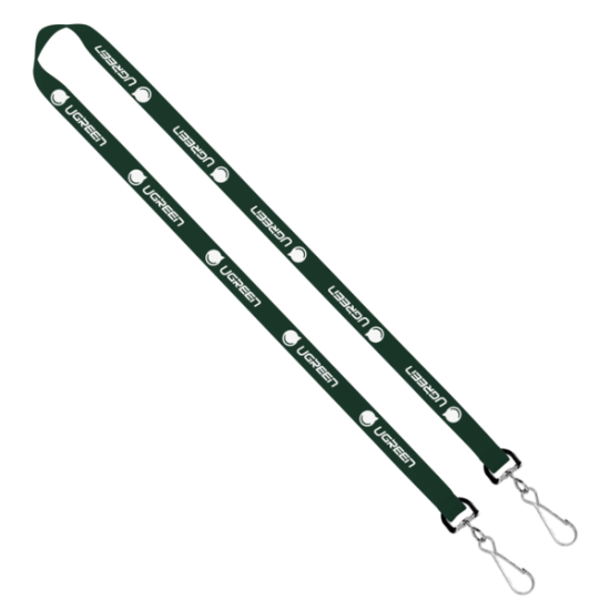 Import Rush 5/8" Polyester 2-Ended Lanyard with Dual Sewn Silver Metal Split-Ring Import Rush 5/8" Polyester 2-Ended Lanyard with Dual Sewn Silver Metal Split-Ring
