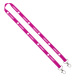 Import Rush 5/8" Polyester 2-Ended Lanyard with Dual Sewn Silver Metal Split-Ring